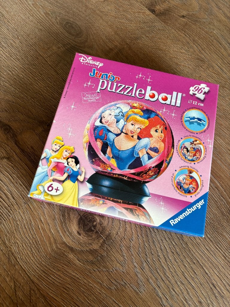 Disney princess puzzelbal, Ophalen of Verzenden, Meer dan 50 stukjes, Zo goed als nieuw, 6 jaar of ouder