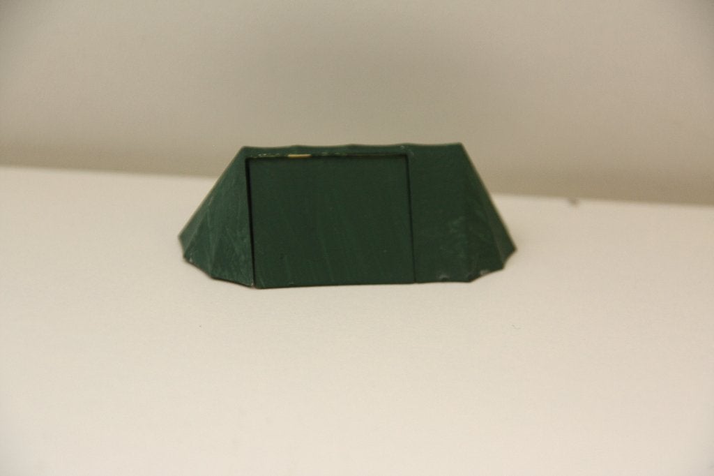 Groene legertent H0, Overige merken, Gelijkstroom of Wisselstroom, Brug, Tunnel of Gebouw, Ophalen of Verzenden