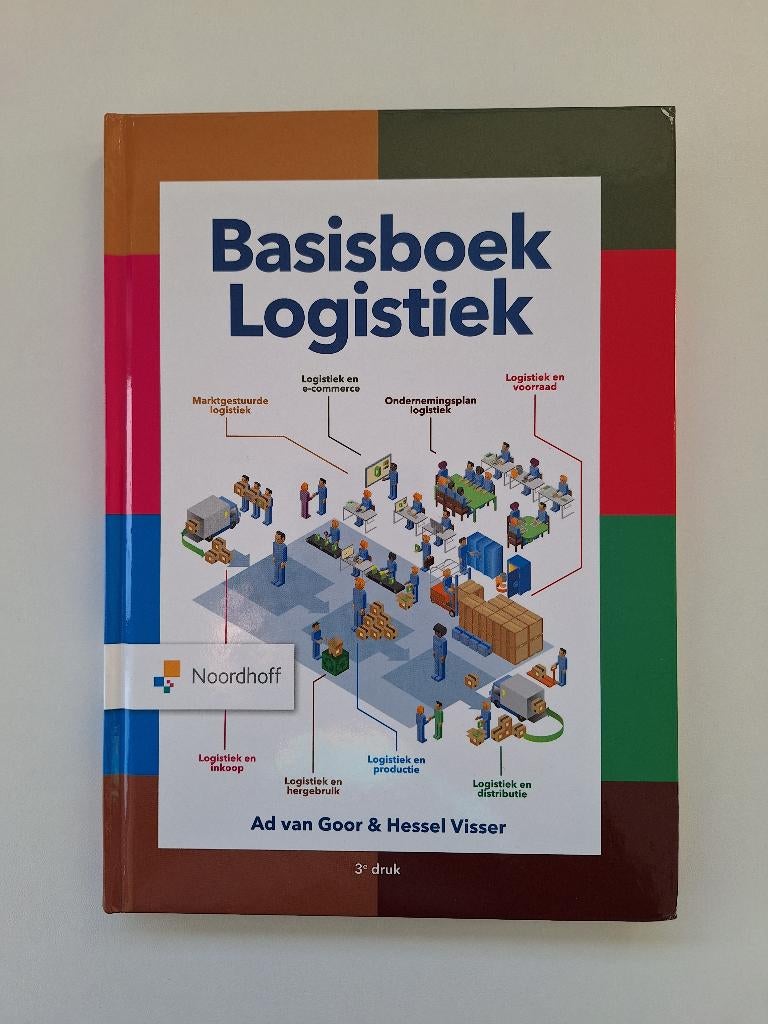 Basisboek logistiek, E-commerce en Internet, Ophalen of Verzenden, Zo goed als nieuw, Noordhoff Uitgevers