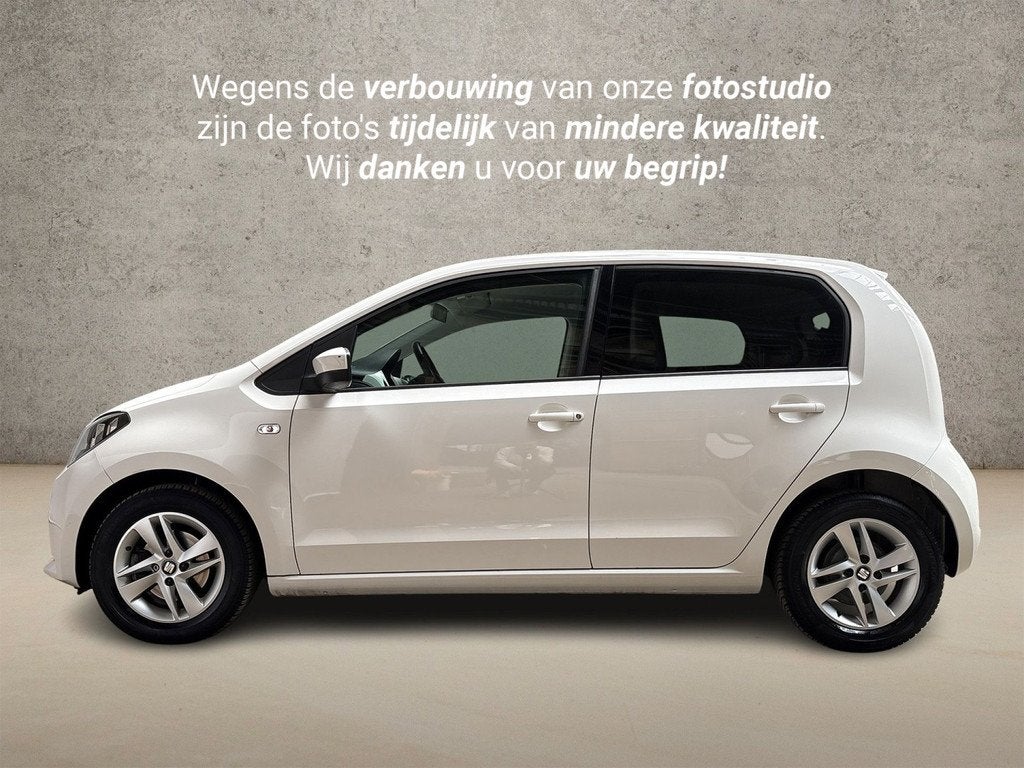 SEAT Mii 1.0 Sport (5 DEURS, AIRCO, LM VELGEN, SPORTSTOELEN,, Auto's, Seat, Voorwielaandrijving, Stof, Gebruikt, Zwart