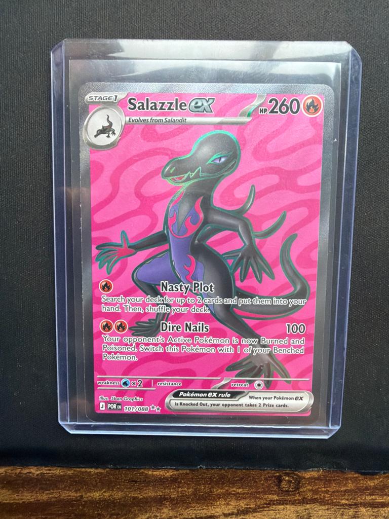 Salazzle ex 101/088, Ophalen of Verzenden, Zo goed als nieuw, Losse kaart, Foil