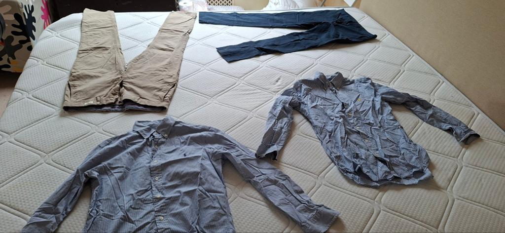 Polo Ralph Lauren en Tommy Hilfiger kleding, Kleding | Heren, Overhemden, Blauw, Polo Ralph Lauren, Gedragen, Halswijdte 39/40 (M)