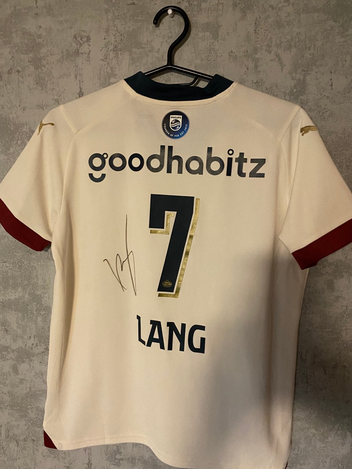 Noa lang psv gesigneerd shirt, Ophalen of Verzenden, Zo goed als nieuw, PSV, Shirt