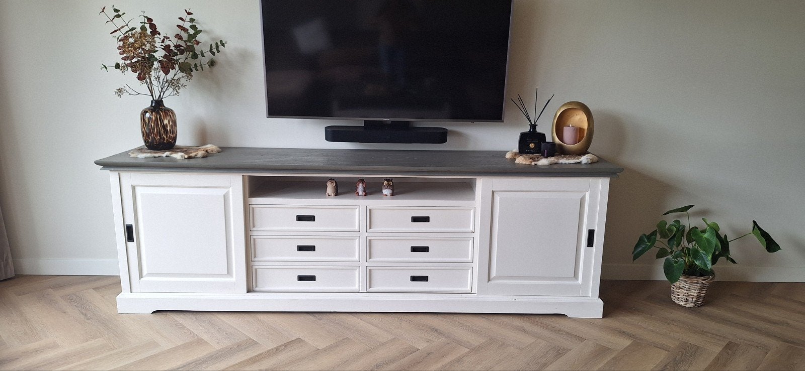Dressoir - tv meubel, Ophalen, Gebruikt, 200 cm of meer, Minder dan 100 cm