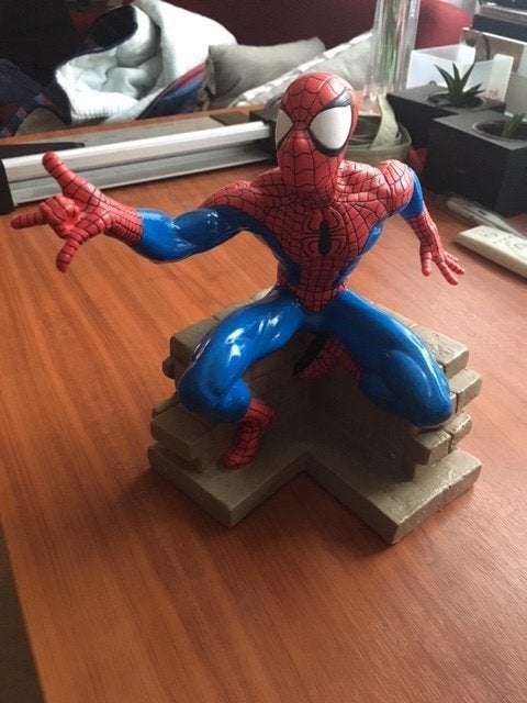 Spider-Man spaarpot - Marvel Superheld Figuur, Ophalen of Verzenden, Superheld, Zo goed als nieuw, Gebruiksvoorwerp