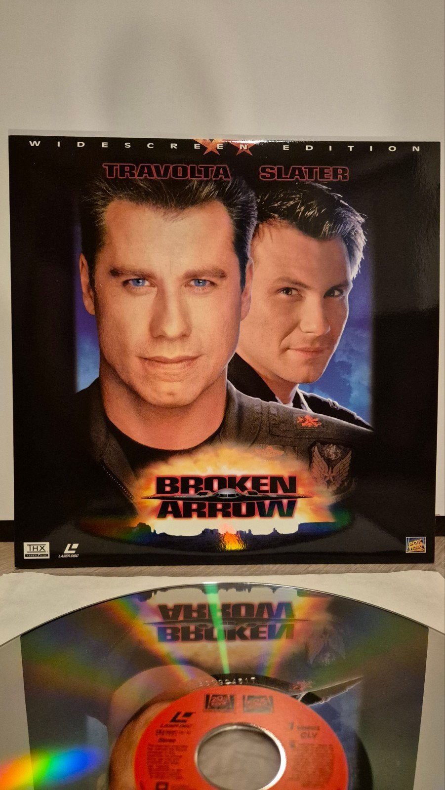 Broken Arrow Ac3 Laserdisc, Engels, Vanaf 16 jaar, Breedbeeld, Actiethriller