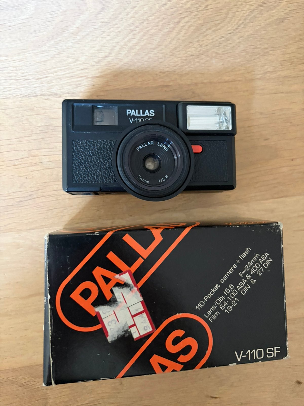 PALLAS V-110 SF analoge 110 pocketcamera, Ophalen of Verzenden, Zo goed als nieuw, Compact, Overige Merken