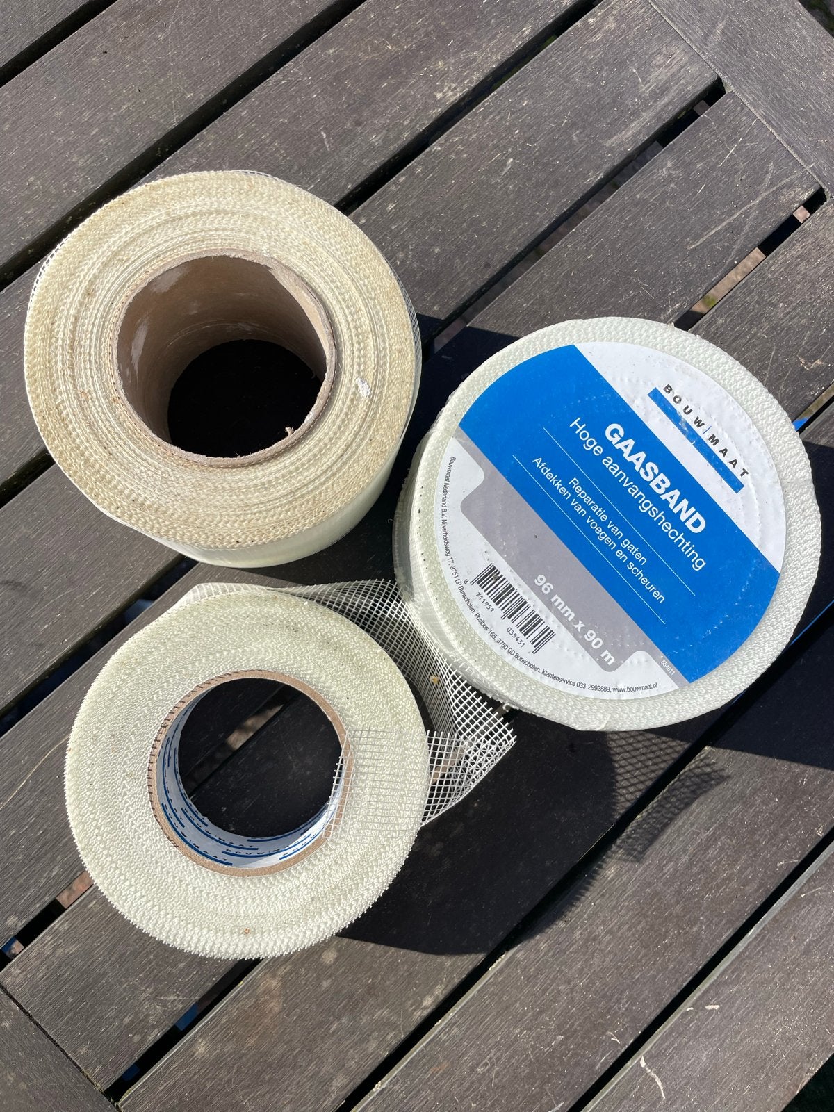 Gaasband voor reparatie van gaten en scheuren, Ophalen of Verzenden, Zo goed als nieuw, Overige typen