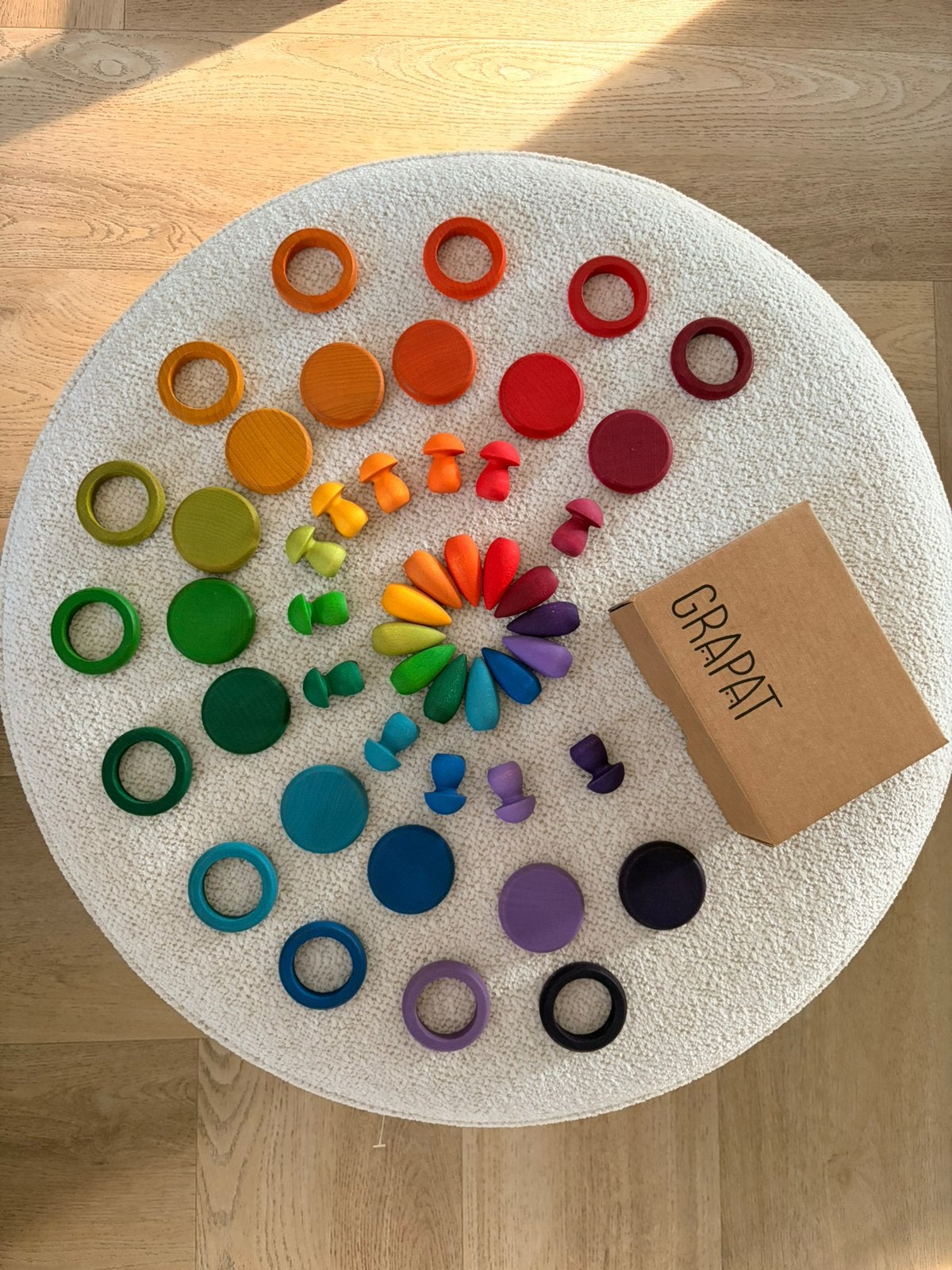 Grapat mandela regenboog 48 stuks!, Ophalen of Verzenden, Nieuw