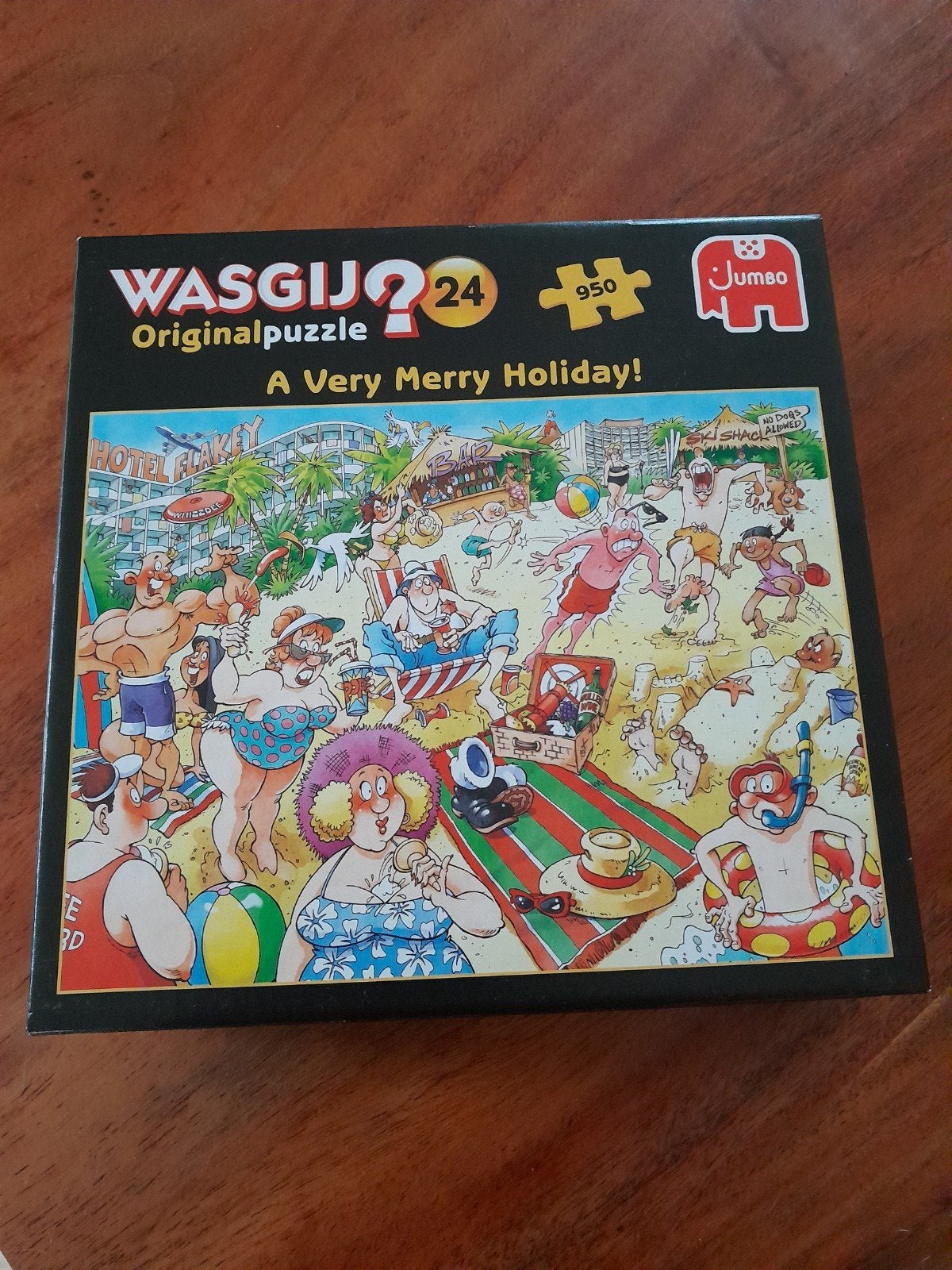 wasgij 24 A very merry holiday, Ophalen, 500 t/m 1500 stukjes, Zo goed als nieuw