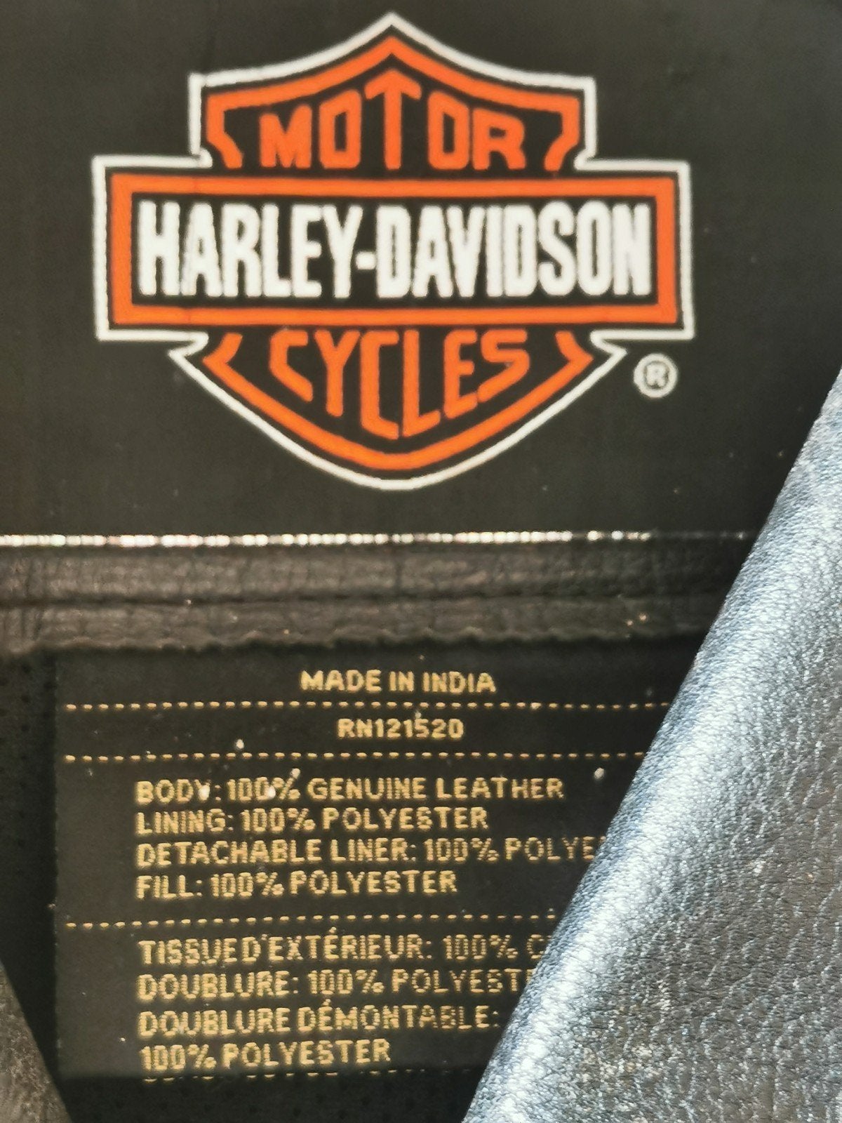 Old style Harley jas, Motoren, Heren, Jas | leer, Harley Davidson. Origineel., Ophalen of Verzenden