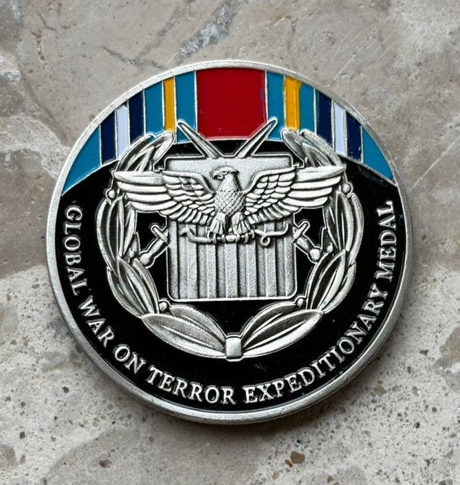 US Army global war on terror coin, Verzamelen, Militaria | Algemeen, Ophalen of Verzenden, Landmacht, Amerika, Embleem of Badge