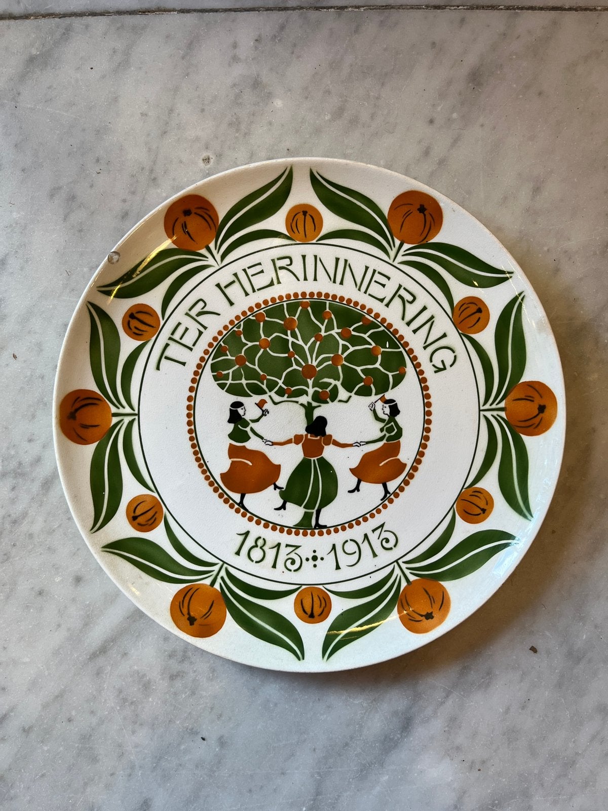 Ter herinnering 1813-1913 bord, Ophalen of Verzenden