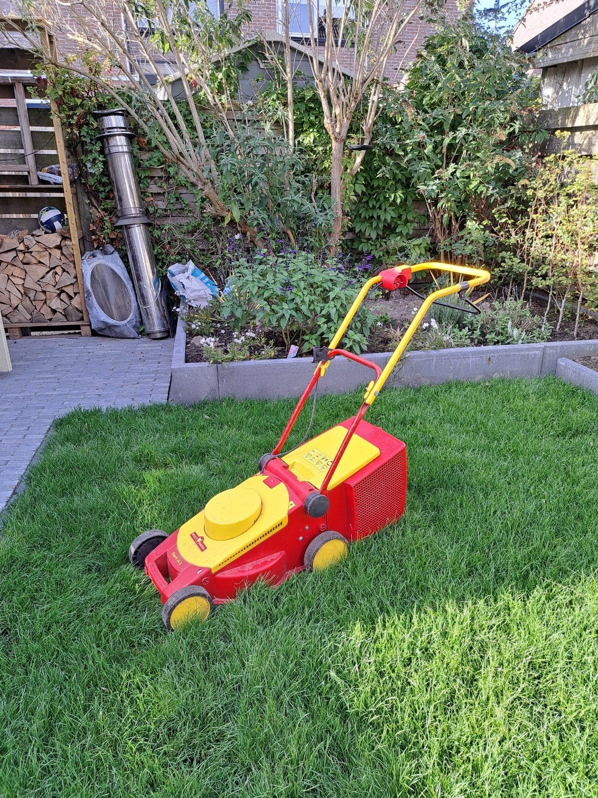 WOLF GARTEN GRASMAAIER, 34 CM, Tuin en Terras, Ophalen, Gebruikt