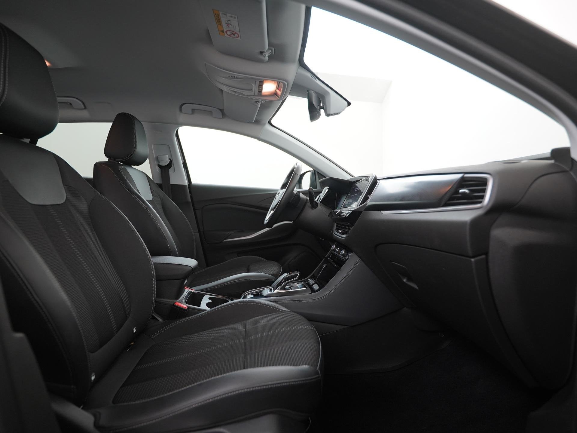Opel Grandland 1.6 Turbo Plug-In Hybrid GS Line | Carplay |, Auto's, Euro 6, 4 cilinders, Leder en Stof, Zwart