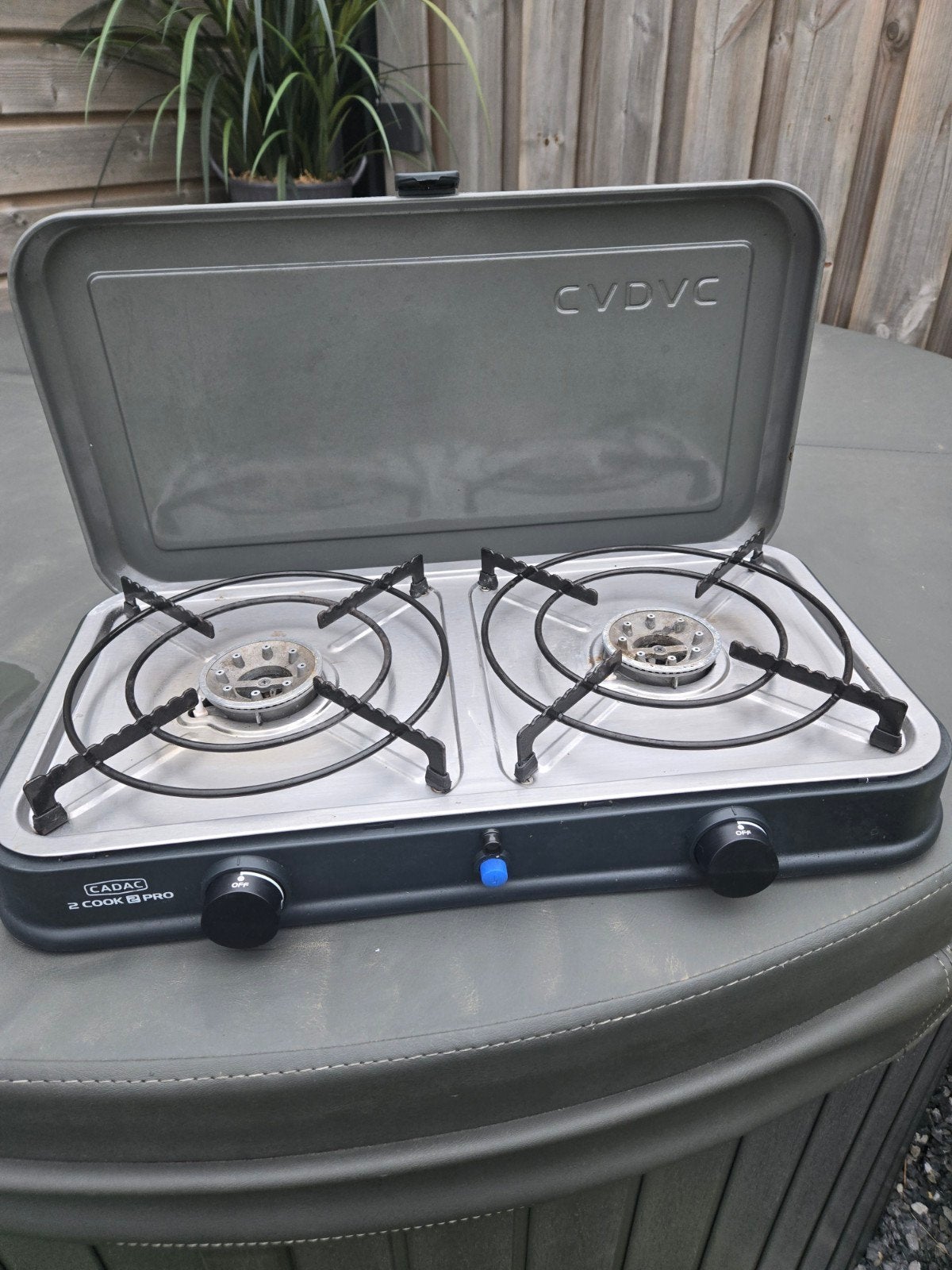 Cadac 2 Cook Pro Deluxe Camping Gasfornuis met Platen, Caravans en Kamperen, Kampeeraccessoires, Ophalen, Zo goed als nieuw
