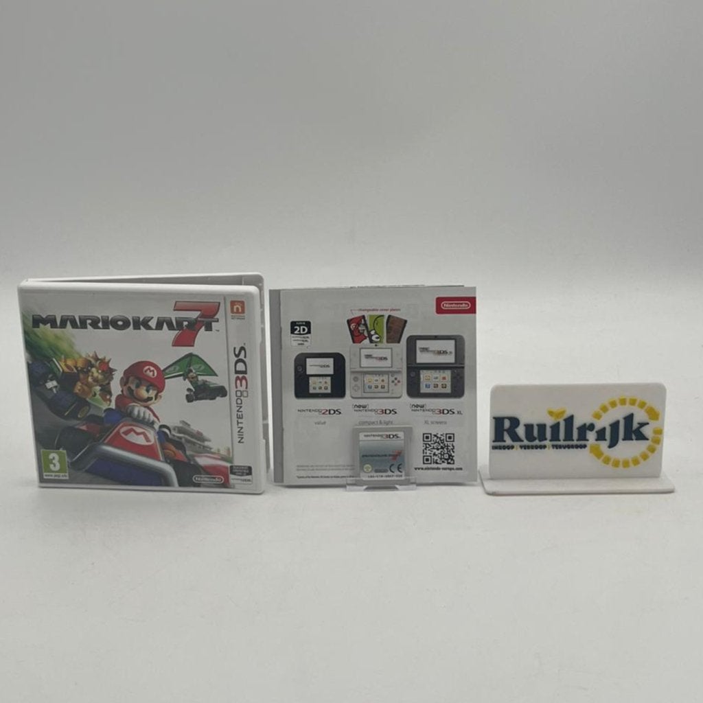 Mariokart 7 - Nintendo 3DS Game, Nintendo, Zo goed als nieuw, Support@nintendo.com, 11-1 Hokotate-cho, Kamitoba, Minami-ku
Kyoto 601-8501
Japan