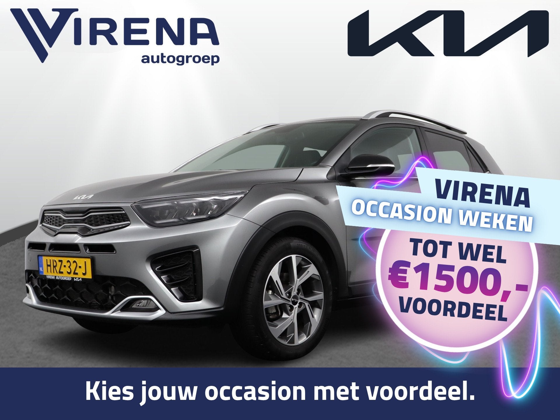 Kia Stonic Automaat - 1.0 T-GDi MHEV GT-Line Stoel/stuurwiel