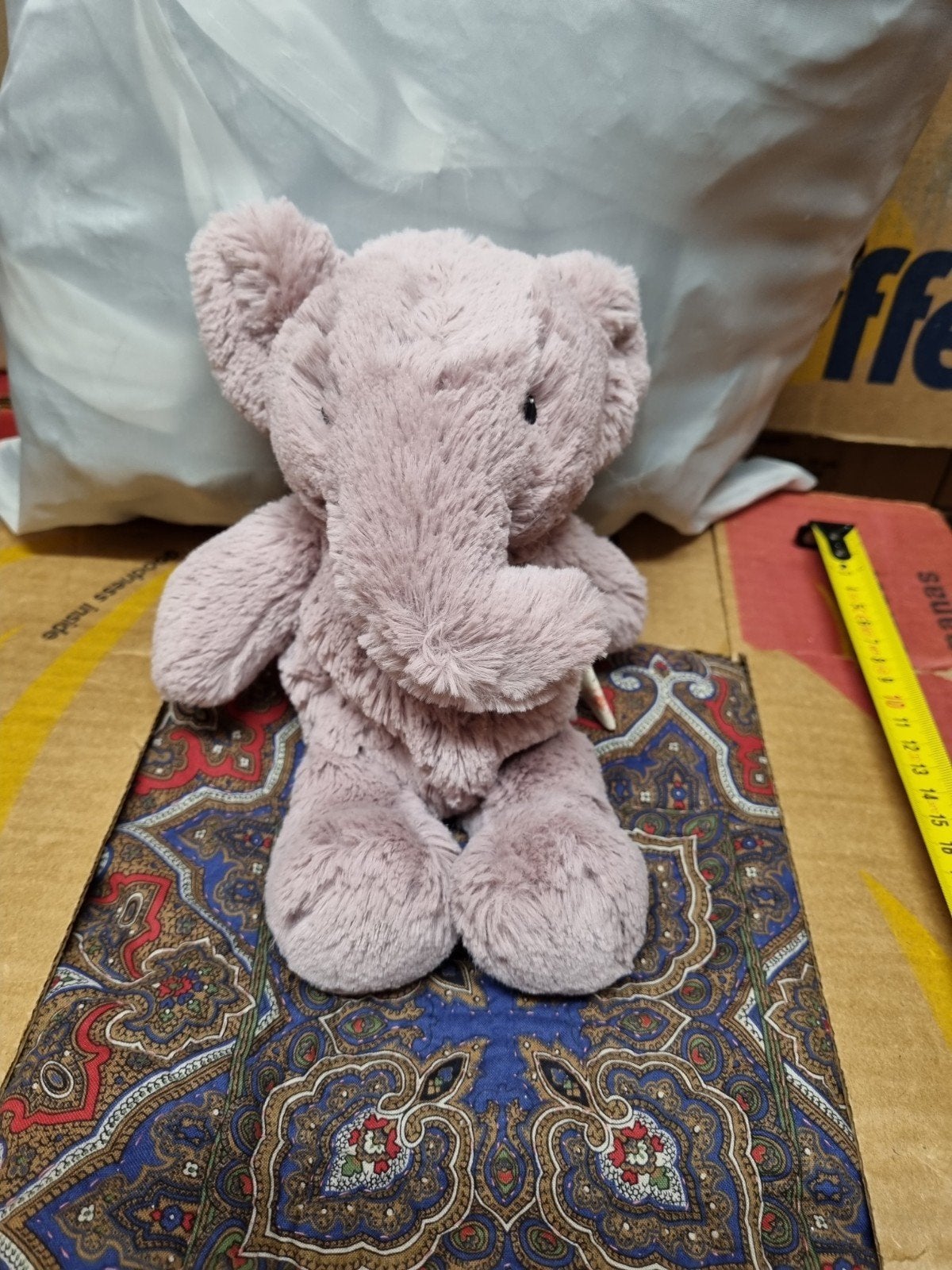 Wnf olifant zachte knuffel nr 42, Ophalen of Verzenden, Zo goed als nieuw, Olifant