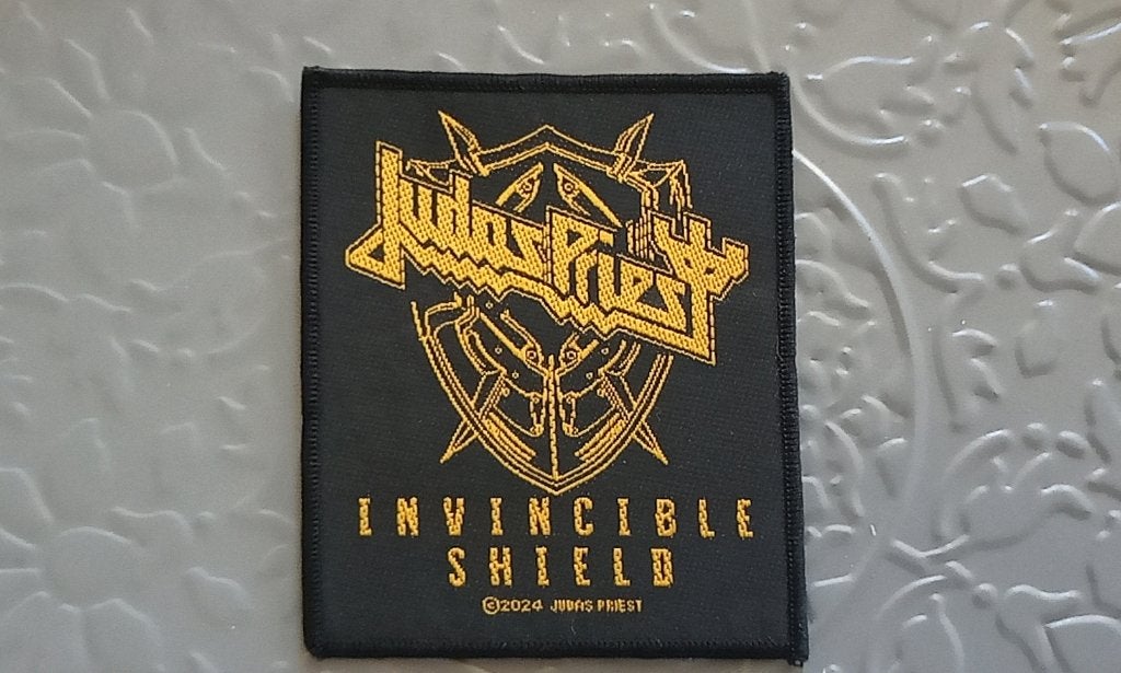 Judas Priest mooie  invicible shield patch j19 metal, Ophalen of Verzenden, Nieuw, Kleding