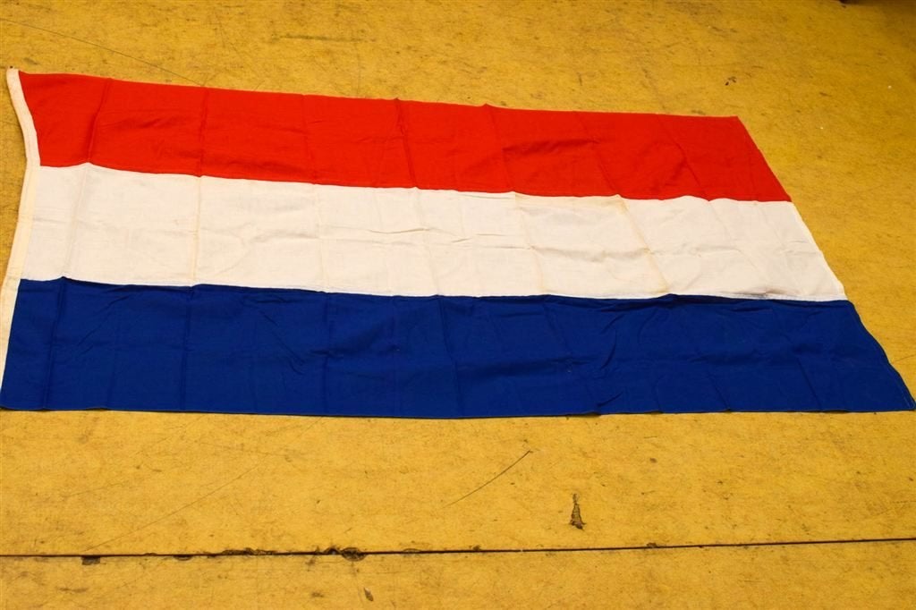 Nederlandse vlag 50813, Ophalen of Verzenden, Gebruikt