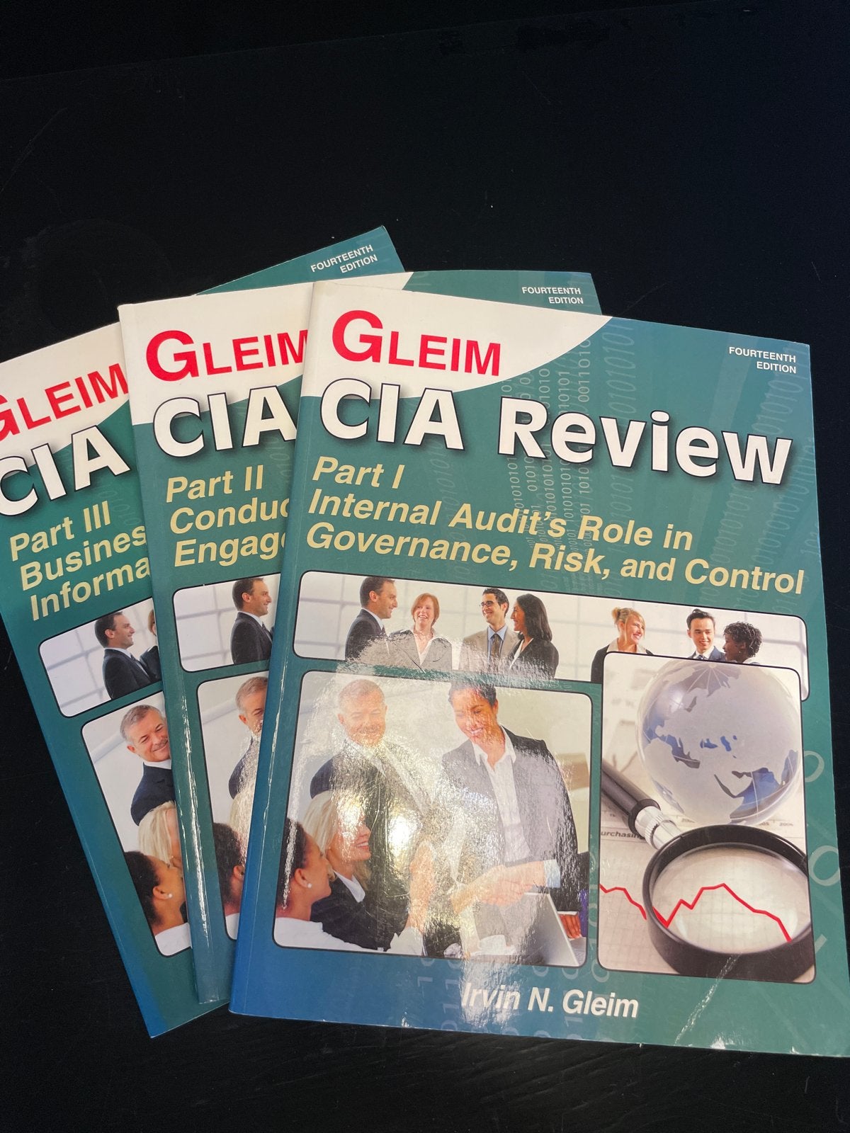 GLEIM CIA REVIEW PART 1-2-3 14e Editie (2009), Ophalen of Verzenden, Gamma, Gelezen, WO
