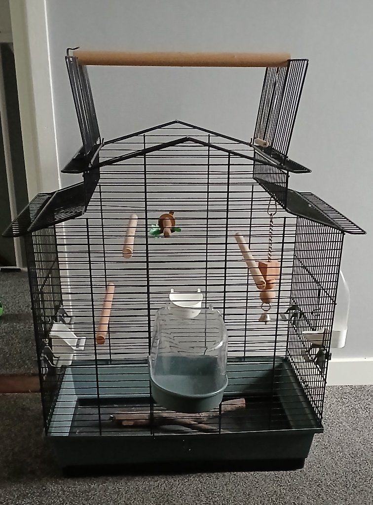 Vogelkooi, Ophalen, Zo goed als nieuw, Metaal, Vogelkooi
