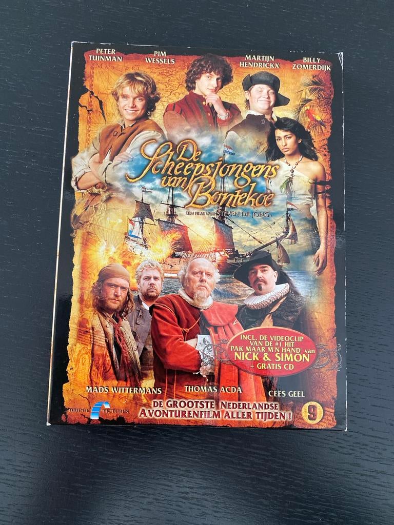 De Scheepsjongens van Bontekoe DVD - Avonturenfilm, Cd's en Dvd's, Vanaf 6 jaar, Ophalen of Verzenden, Gebruikt, Historisch of Kostuumdrama