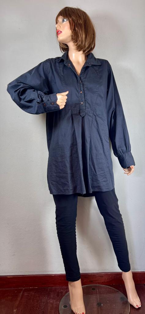 Malene Birger blouse/jurk/tuniek zwart 36 oversized, Ophalen of Verzenden, Gedragen, Maat 36 (S), Zwart