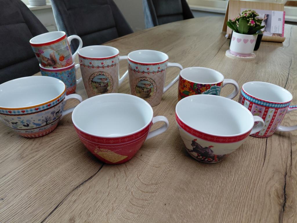 Albert Heijn Mokken, Soepkommen en Pip Mok - ZGAN, Huis en Inrichting, Keuken | Servies, Ophalen of Verzenden