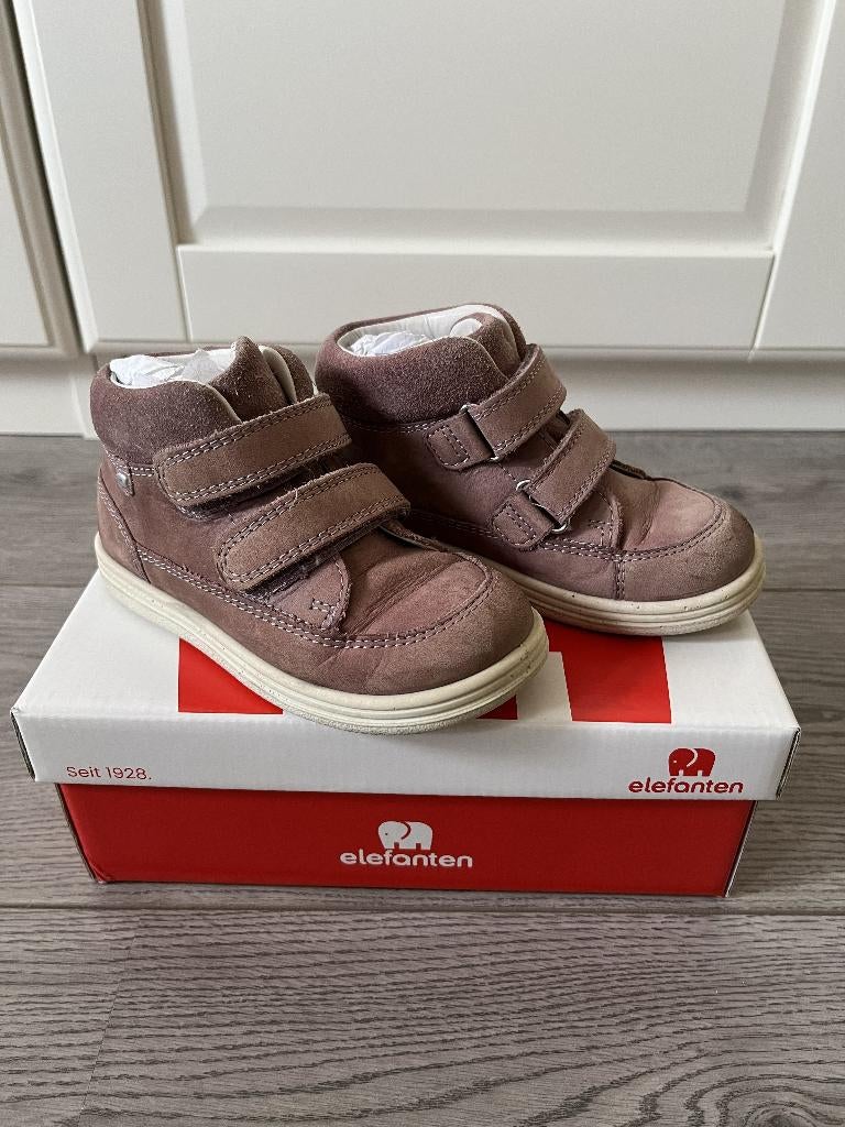 Elefanten schoen leder paars maat 24, Gebruikt, Meisje, Schoenen, Ophalen of Verzenden