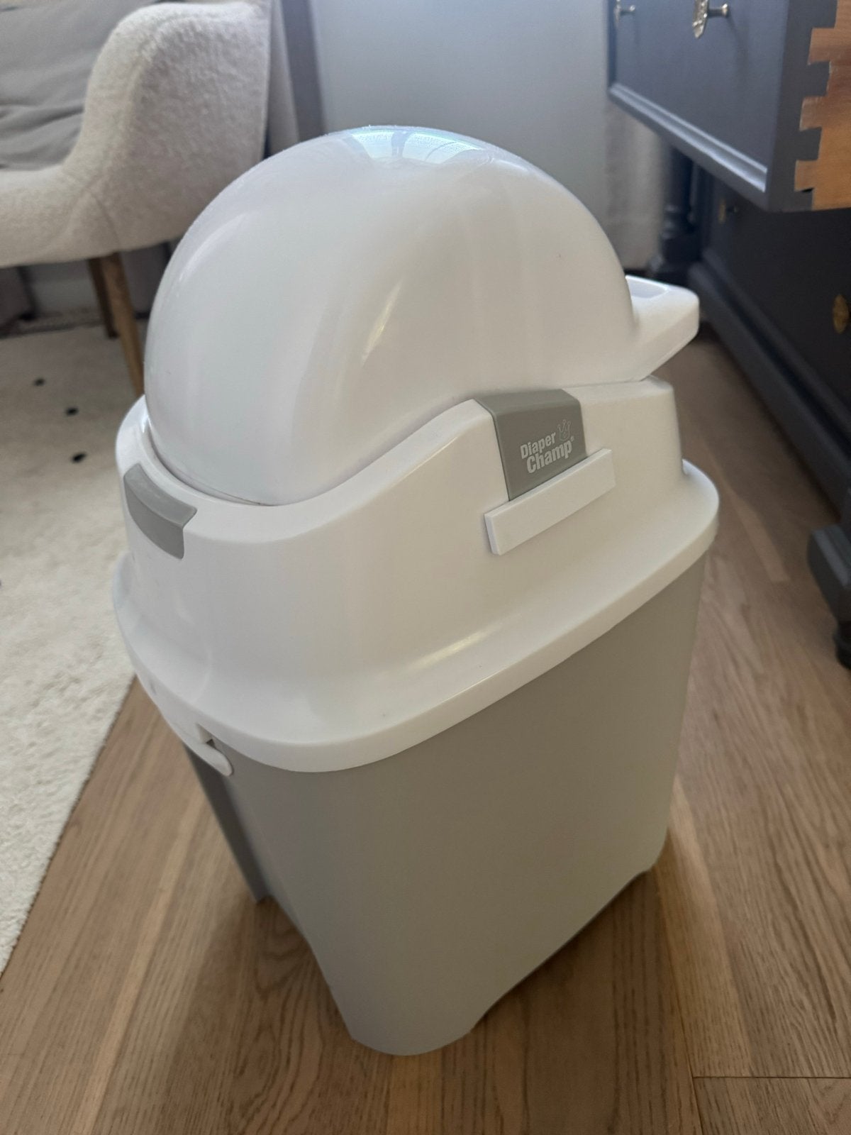 Diaper Champ luieremmer - Zo goed als nieuw, Ophalen, 50 – 75, Kunststof, 20 tot 30 liter