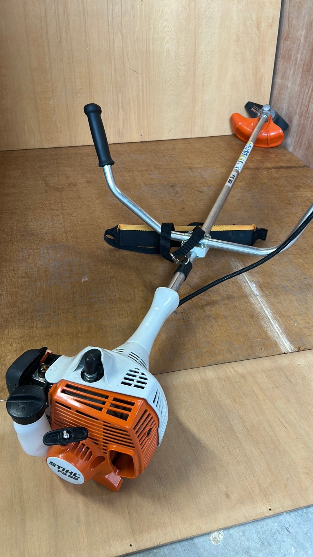 Stihl FS 55 zgan, Tuin en Terras, Ophalen, Zo goed als nieuw, Benzine