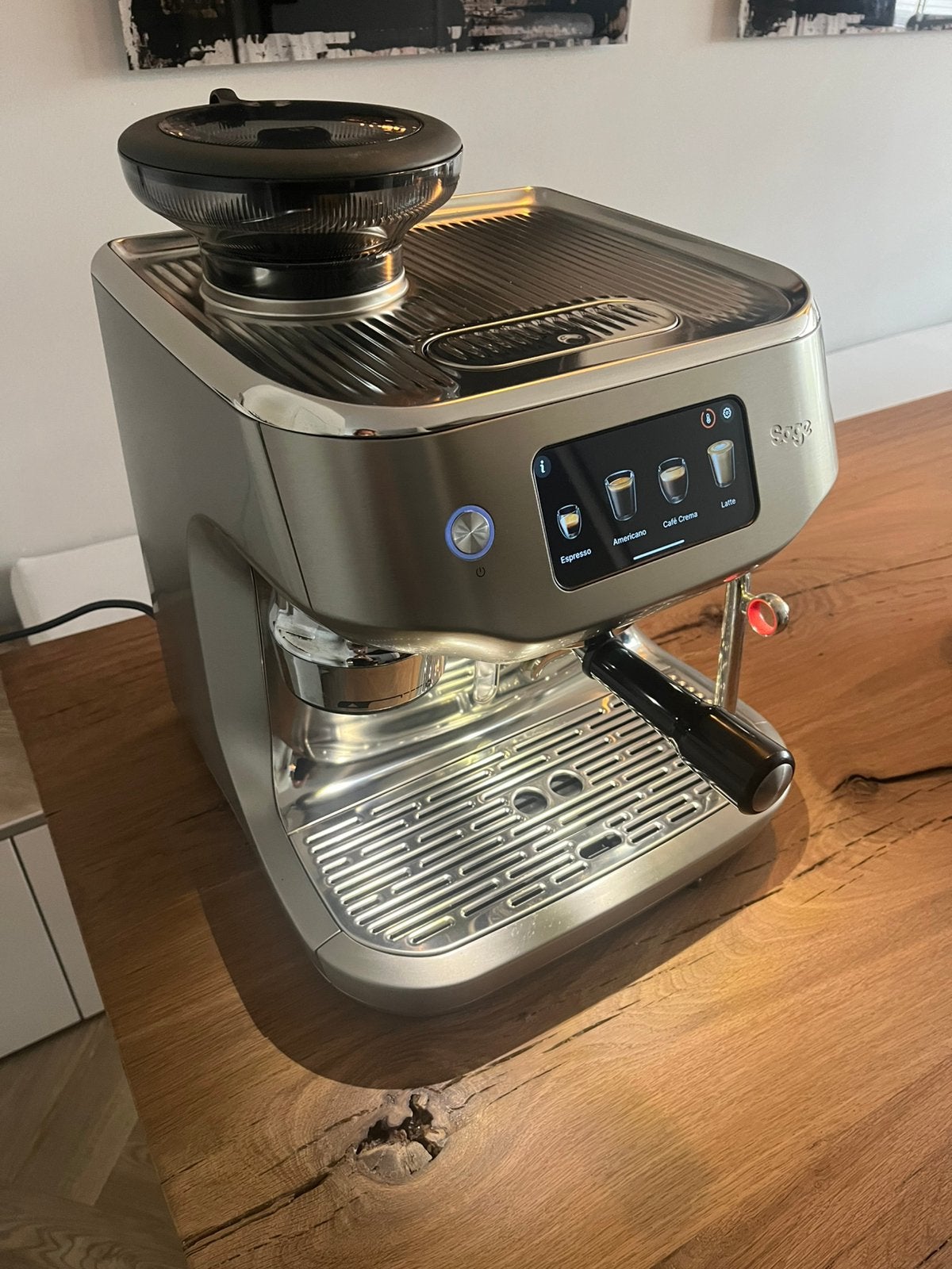 Sage Oracle Dual Boiler + accessoires, Witgoed en Apparatuur, 10 kopjes of meer, Ophalen, Zo goed als nieuw, Espresso apparaat