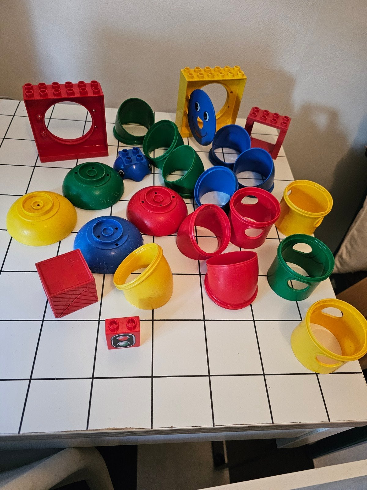 22 gebruikte LEGO Duplo onderdelen - diverse vormen, Ophalen of Verzenden, Gebruikt, Duplo