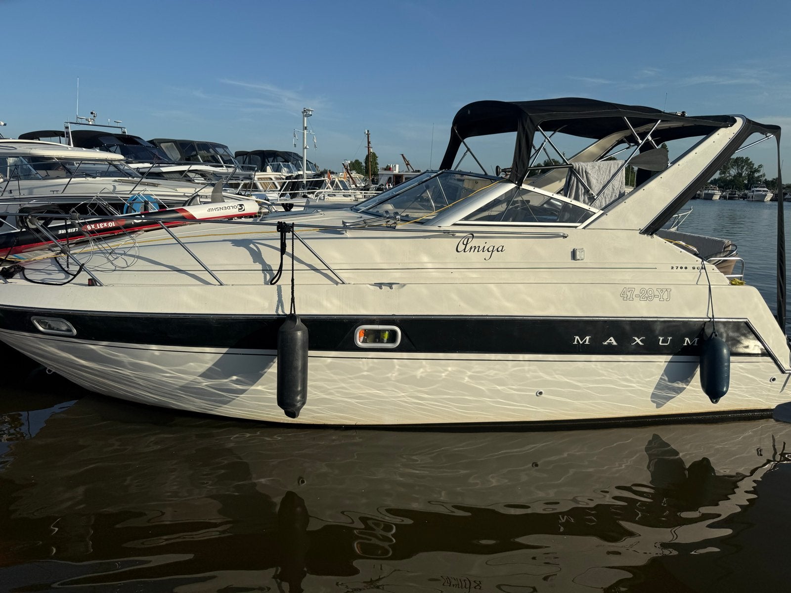 Maxum 2700 SCR 'Amiga' - Ruime sportcruiser met Comfort, Benzine, Overige merken, Gebruikt, Kruiser