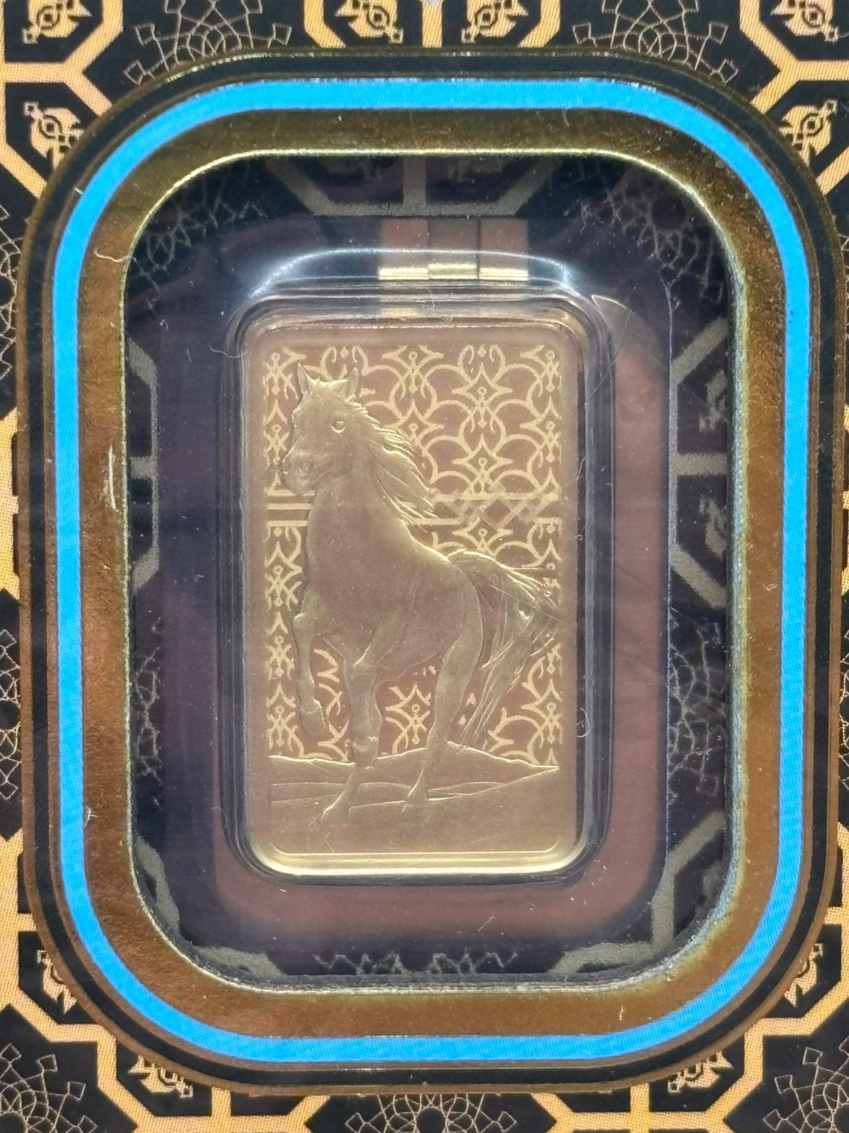 5 gram goud baartje - Arabian Horse - pamp suisse baar, Ophalen of Verzenden, Goud