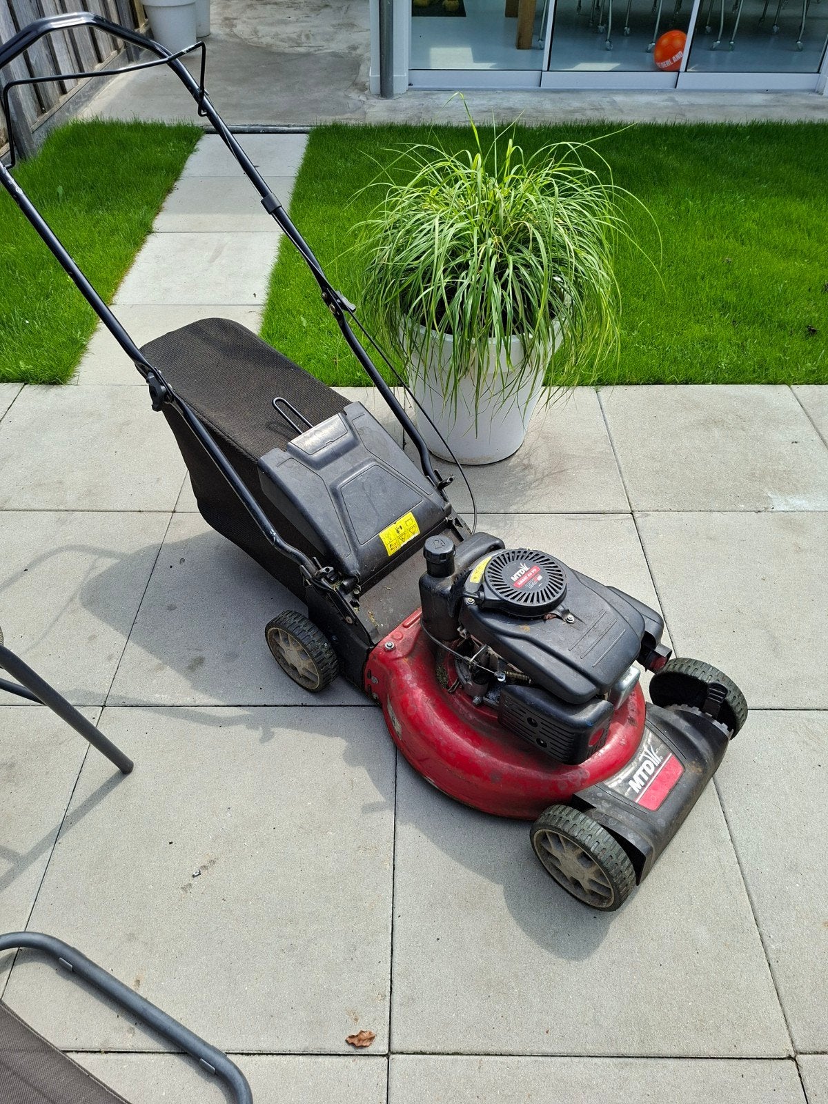 MTD Smart 46 PO Benzine Grasmaaier - Werkt goed!, Tuin en Terras, Ophalen, Cirkelmaaier, Gebruikt, MTD