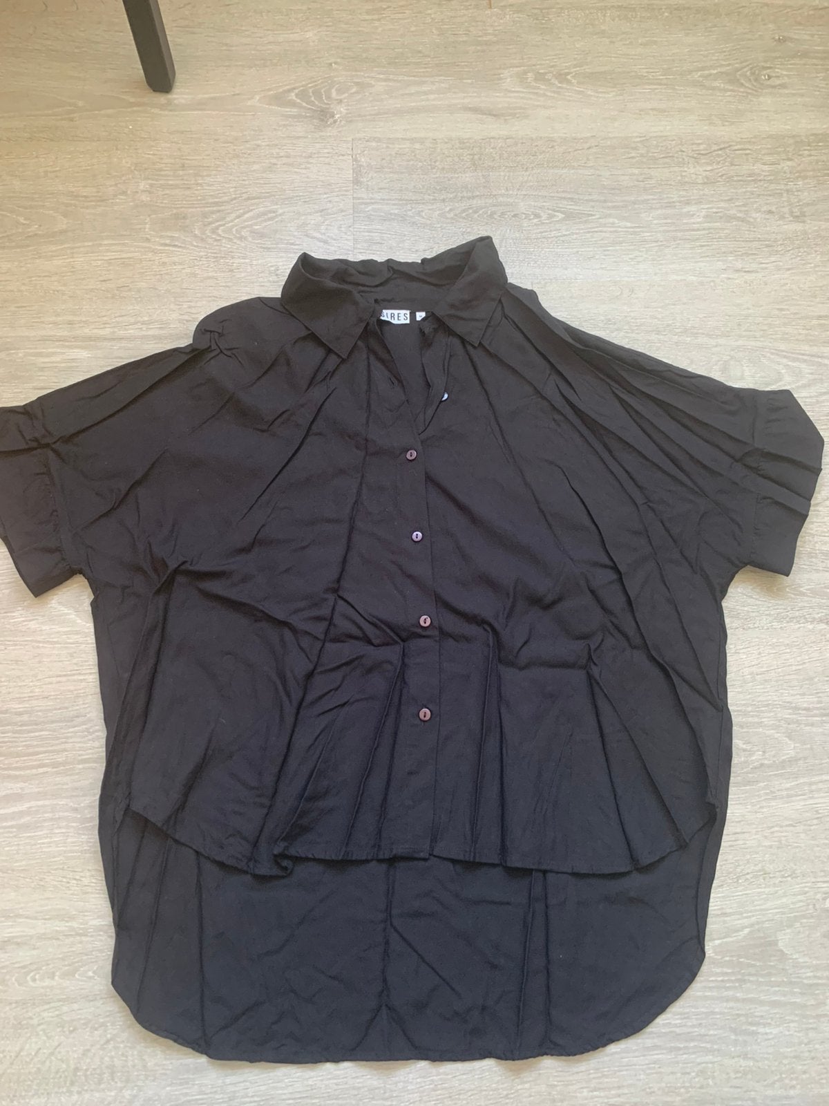 Zwarte basic blouse, Ophalen of Verzenden, Nieuw, Maat 38/40 (M), Zwart