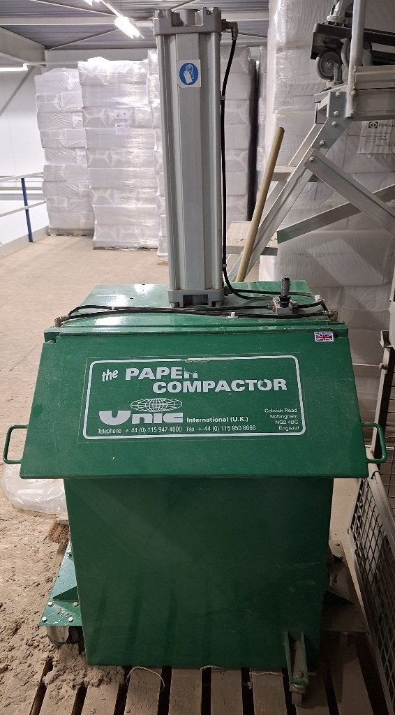 Balenpers UNIC UPB45 Paper Compactor, Ophalen