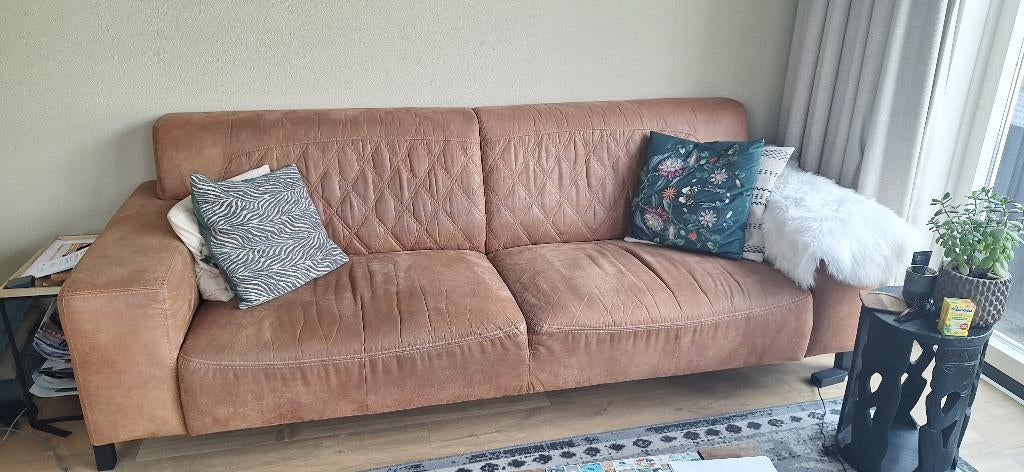 relaxte driezitsbank, Huis en Inrichting, Banken | Sofa's en Chaises Longues, Ophalen, Gebruikt, Driepersoons, 200 tot 250 cm