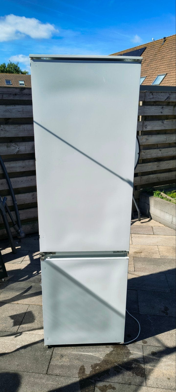 inbouw koelkast Zanussi, Gebruikt, 200 liter of meer, 45 tot 60 cm, Met vriesvak