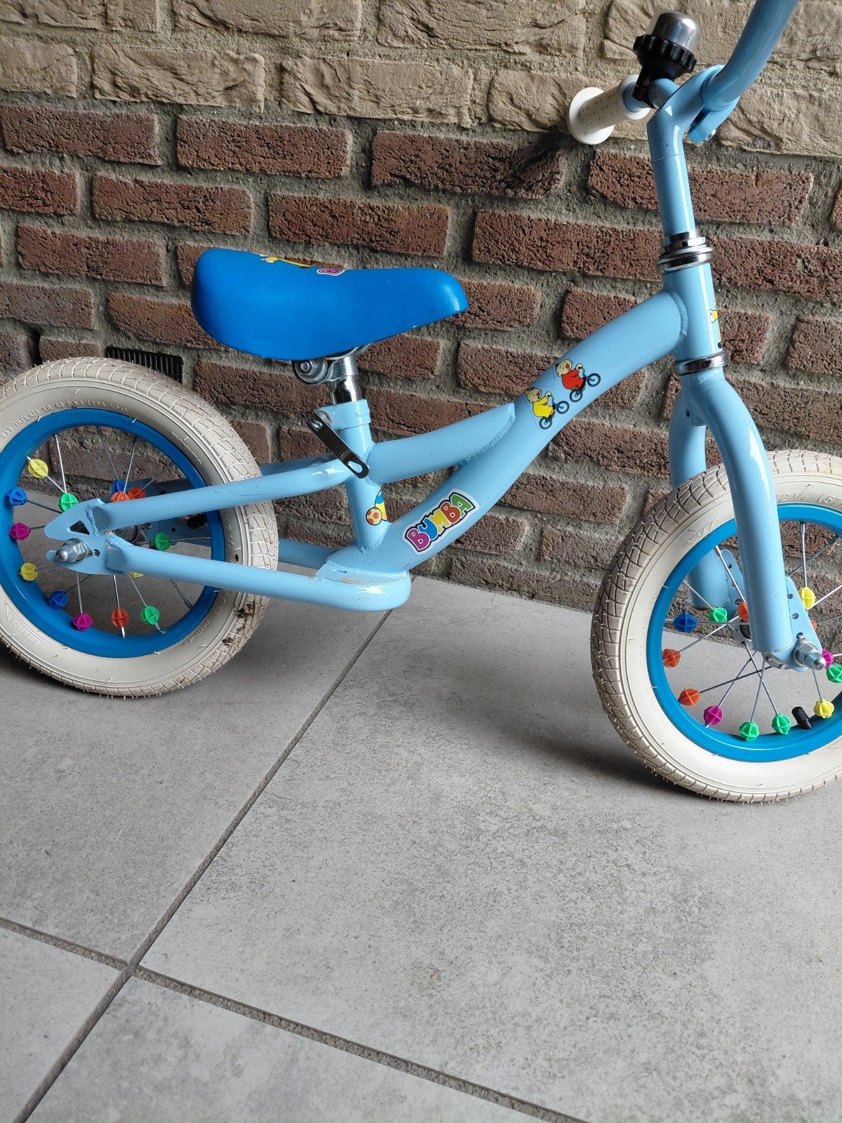 Bumba loopfiets met zijwieltjes - Zo goed als nieuw, Ophalen, Zijwieltjes, Bumba, Minder dan 16 inch