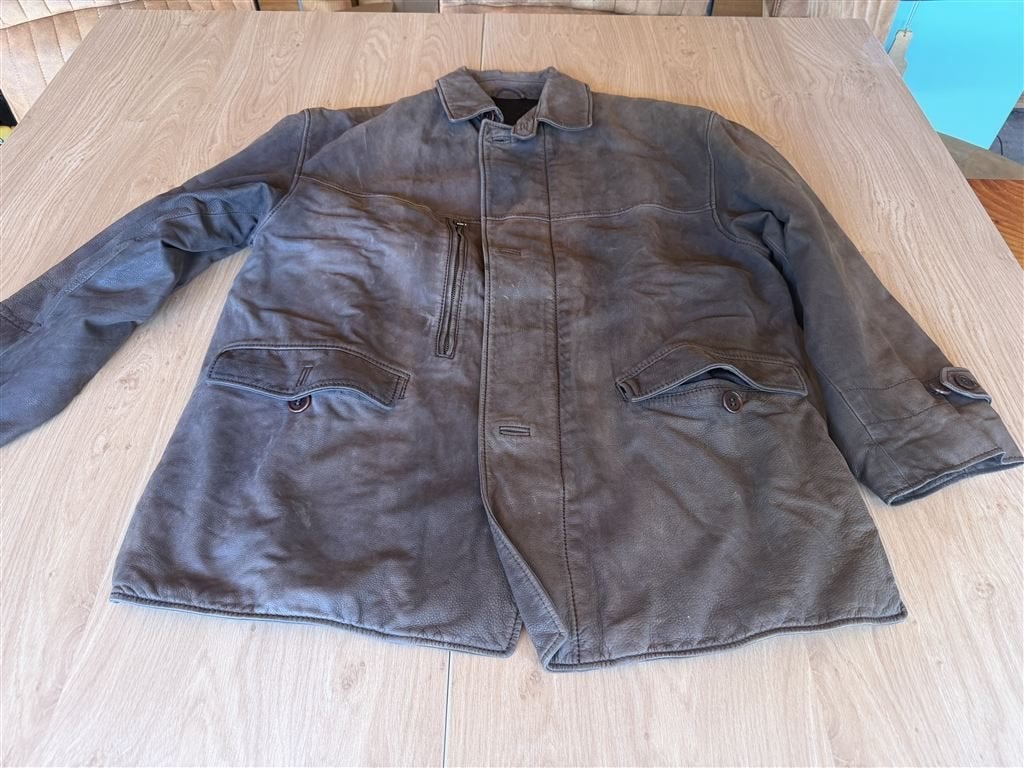 Ermenegildo Zegna Luxury Leren Jas - Leather Jacket, Ophalen of Verzenden, Zo goed als nieuw, Maat 38/40 (M), Zwart