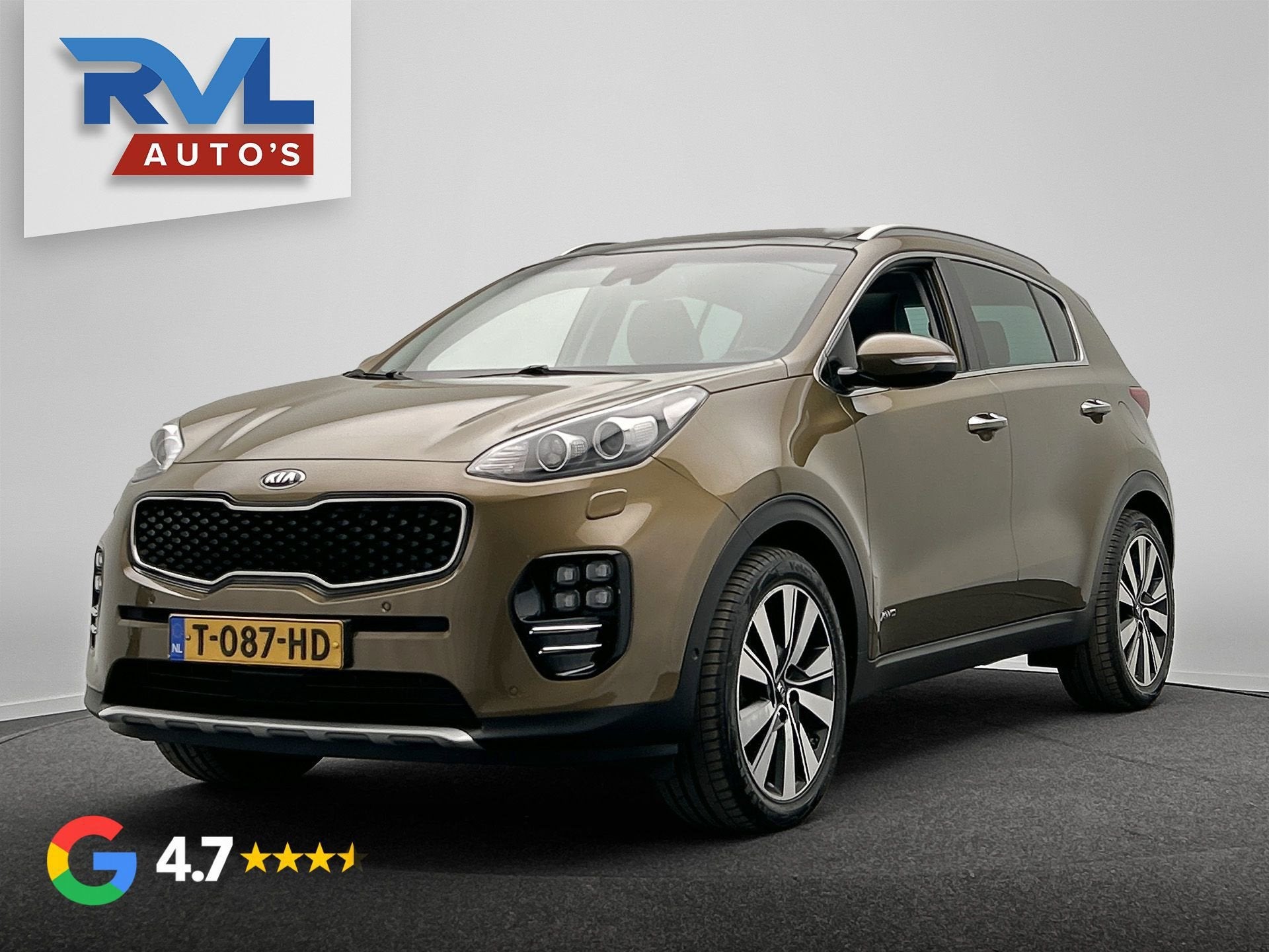 Kia Sportage 1.6 T-GDI 4WD GT-Line PlusLine | Pano/Dak | Led, Auto's, Gebruikt, 4 cilinders, Bi-Xenon koplampen, Leder