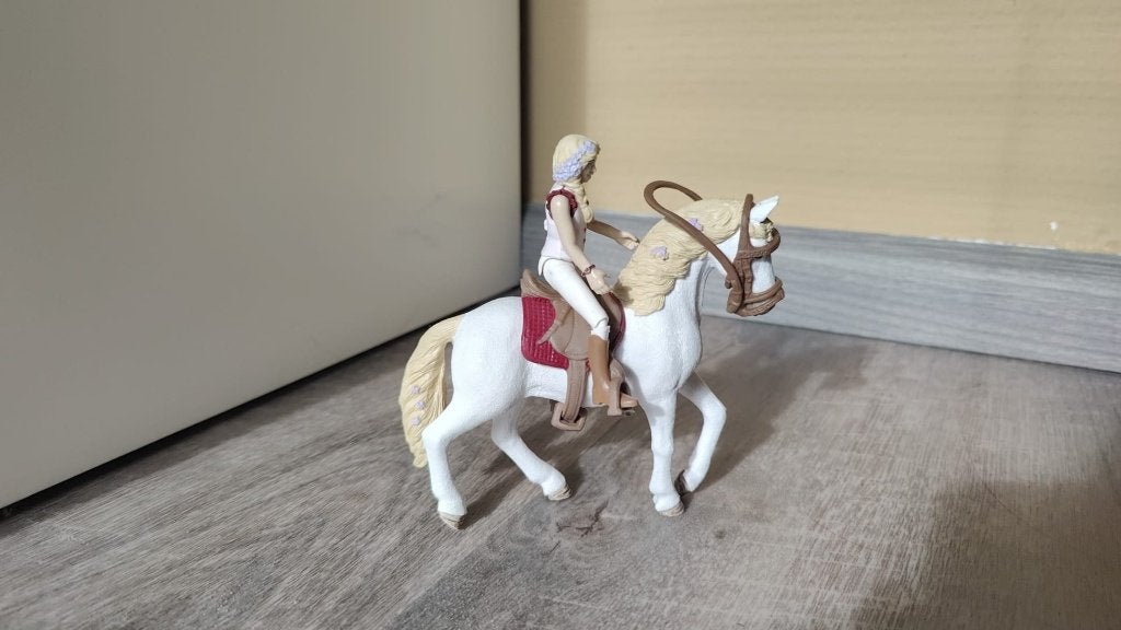 Schleich paard met ruiter, Ophalen of Verzenden, Zo goed als nieuw