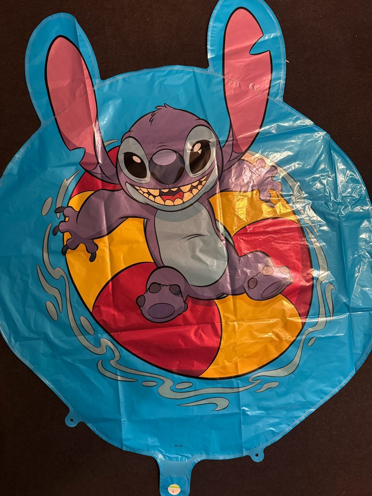 Stitch figuur folie ballon 60cm x 50cm, Hobby en Vrije tijd, Ophalen of Verzenden, Nieuw, Versiering, Verjaardag