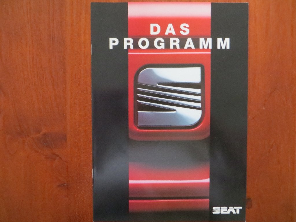 Seat Programm (okt. 1992) Toledo, Ibiza, Marbella, Terra, Boeken, Ophalen of Verzenden, Nieuw, Overige merken