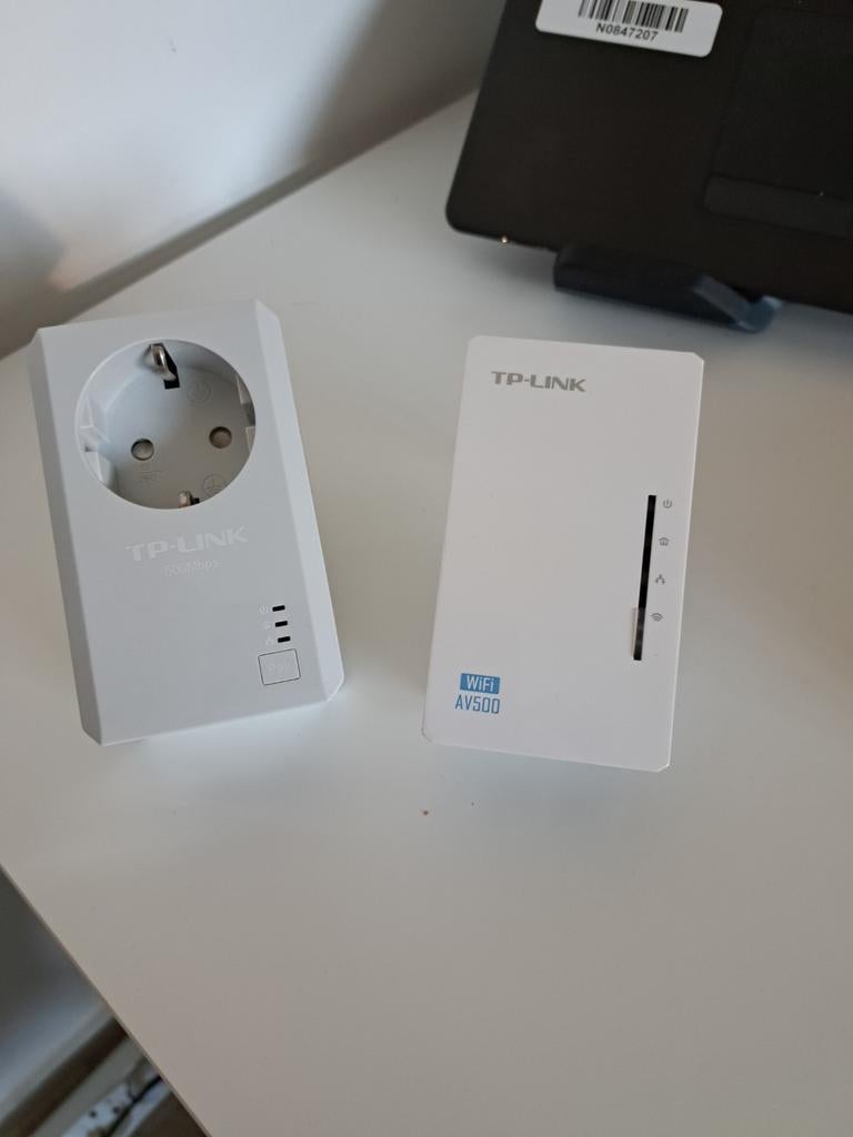 TP-Link Powerline Adapter Set AV500 TL-PA4020P & TL-WPA4220, Ophalen of Verzenden, Zo goed als nieuw, TP-Link