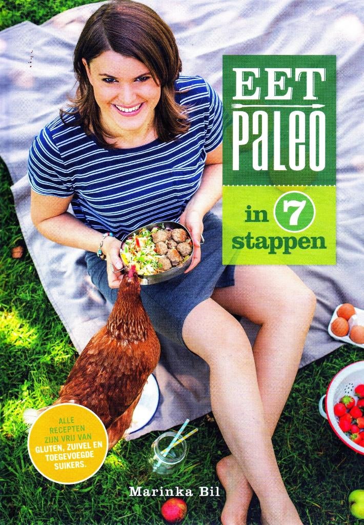 Eet Paleo in 7 Stappen - Marinka Bil / 9789082247725, Boeken, Ophalen of Verzenden, Zo goed als nieuw, Dieet en Voeding, Marinka Bil